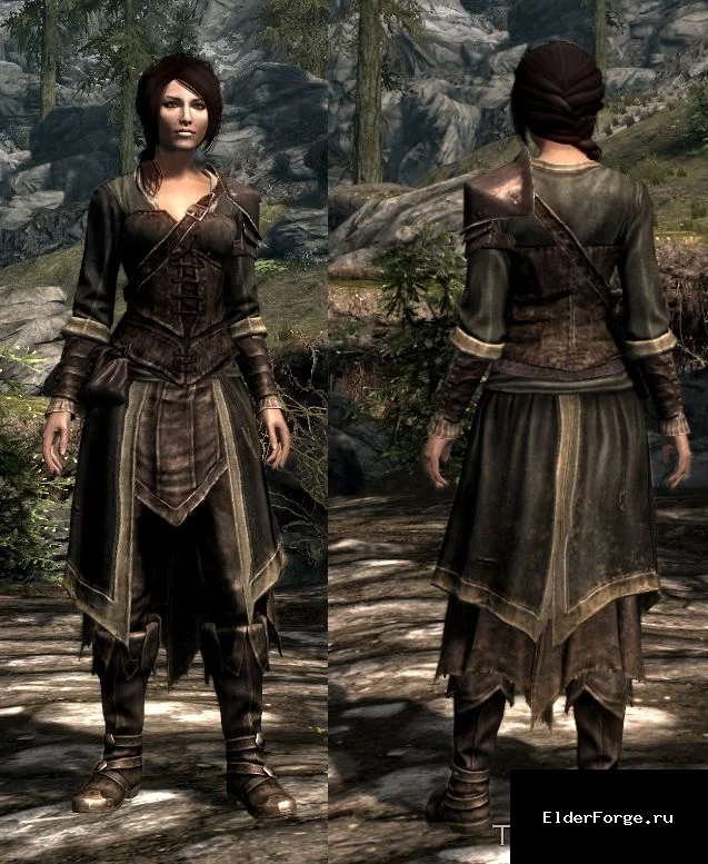 Обложка мода: Creed Robes – легкая женская роба для Skyrim Legendary Edition