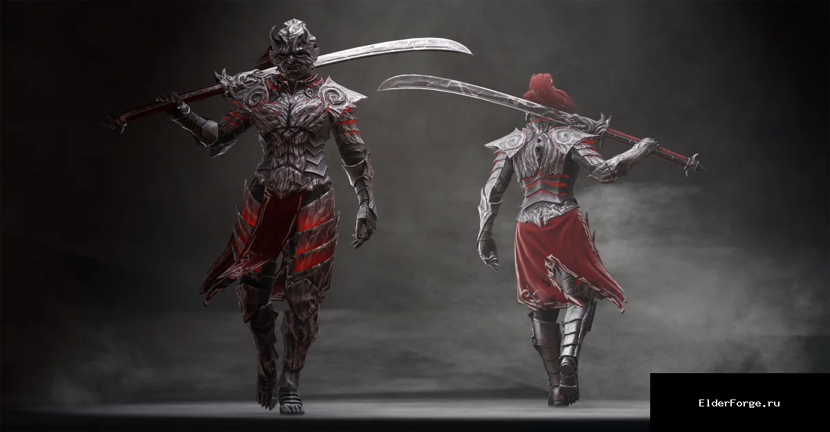 Обложка мода: Daedric Armor Redesign для Skyrim SE‑AE: Полный визуальный апдейт