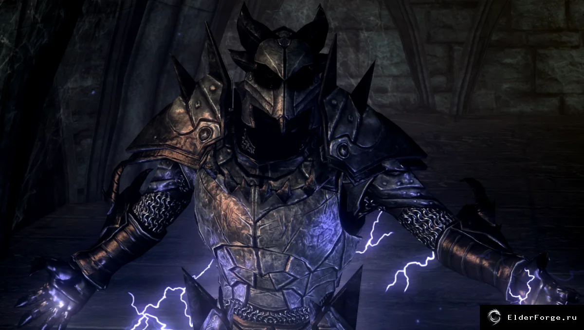 Обложка мода: Daedric Light Armor – легкие даэдрические доспехи для Skyrim LE