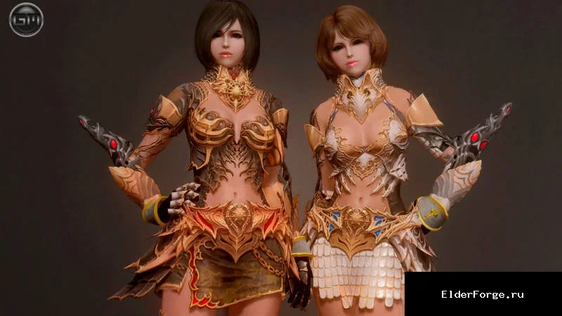 Обложка мода: Даэдрическая броня Добра и Зла — Daedric Evil Eagle Armor LE
