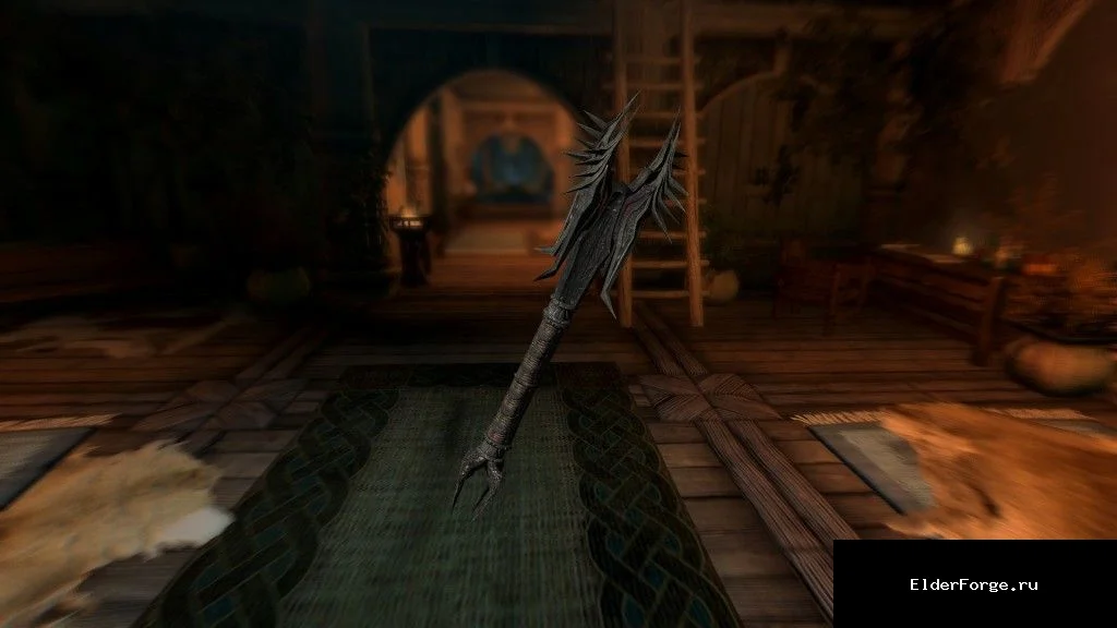 Обложка мода: Даэдрическая Булава – улучшенный даэдрический молот для Skyrim LE