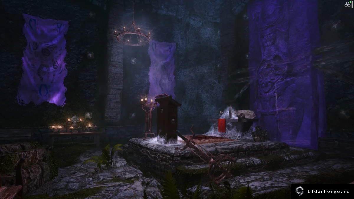 Обложка мода: Даэдрические алтари Skyrim LE — новые места поклонения