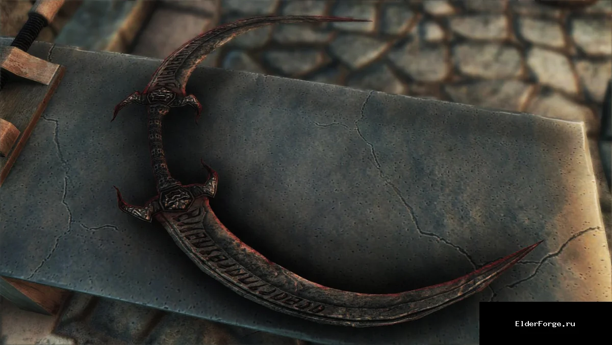 Обложка мода: Даэдрический полумесяц – новое даэдрическое оружие для Skyrim LE