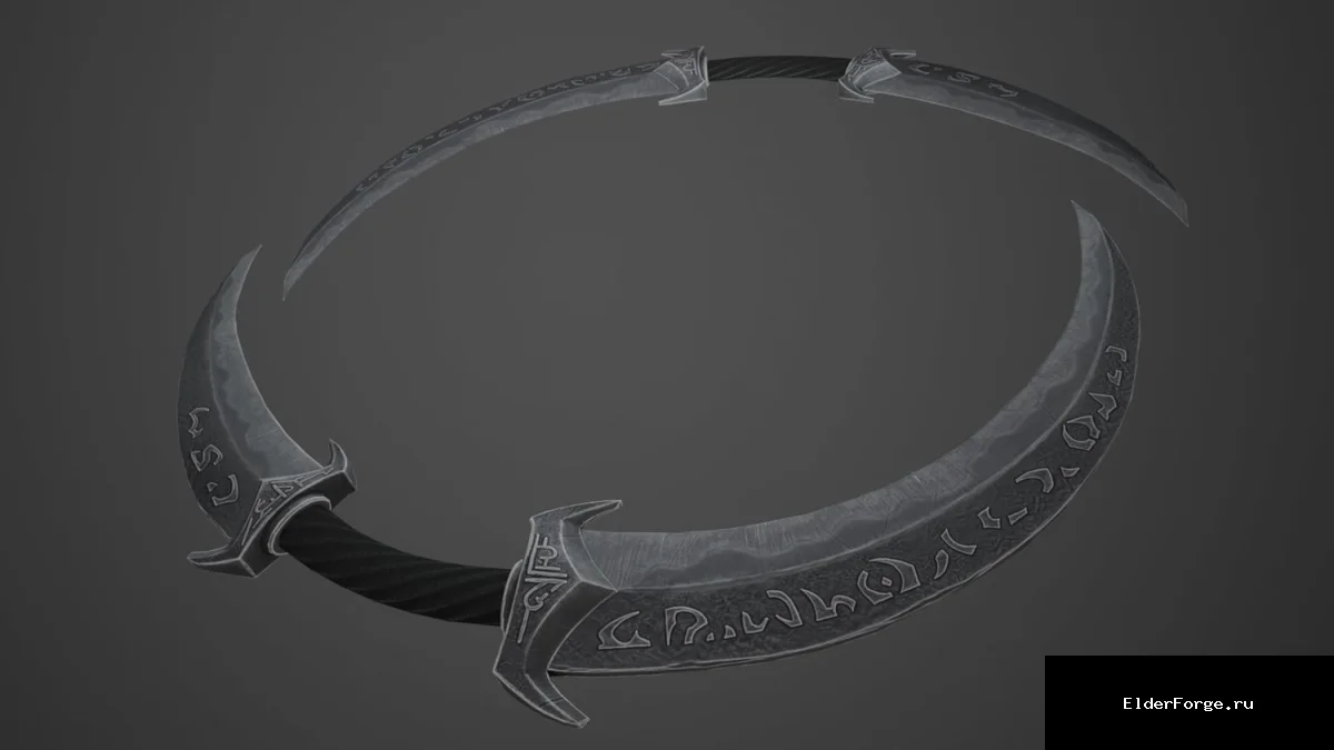 Обложка мода: Даэдрический Полумесяц – новое оружие для Skyrim SE/AE