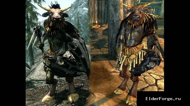 Обложка мода: Dagmar — мощный орк‑компаньон для Skyrim Legendary Edition