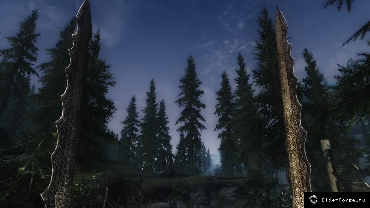 Обложка мода: Демонический резак — одноручный клинок Skyrim LE