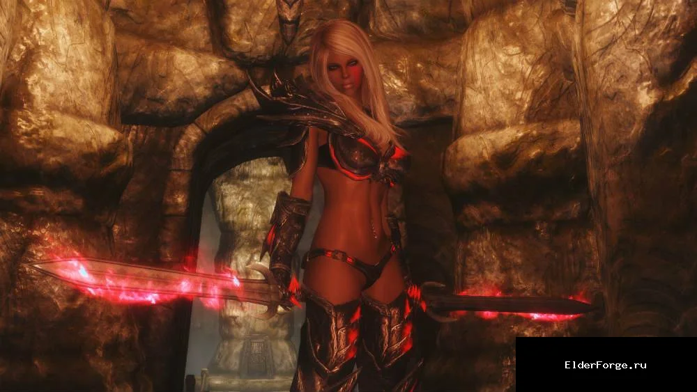 Обложка мода: Demons Fate LE — меч Демон судьбы и Сердечная скорбь для Skyrim LE