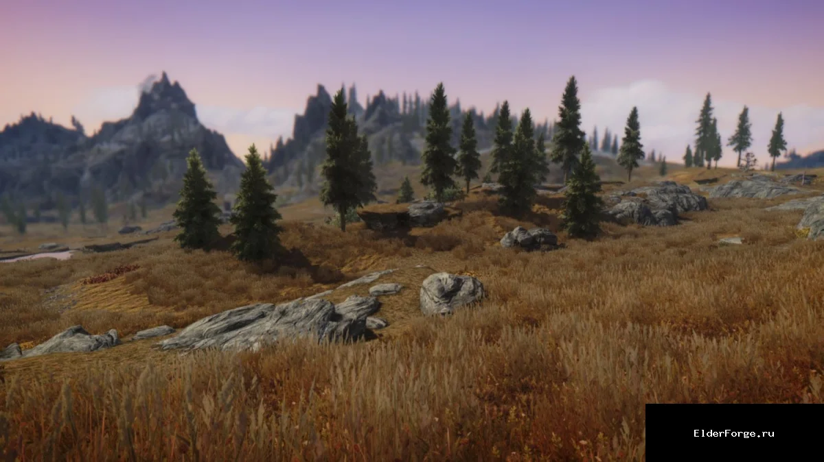 Обложка мода: Dense Vegetation — густая растительность для Skyrim LE