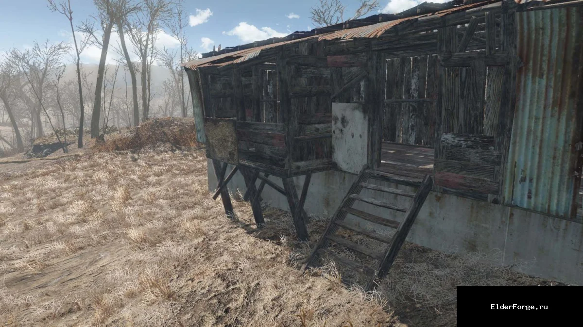 Обложка мода: Деревянный столб поддержки для построек в Fallout 4