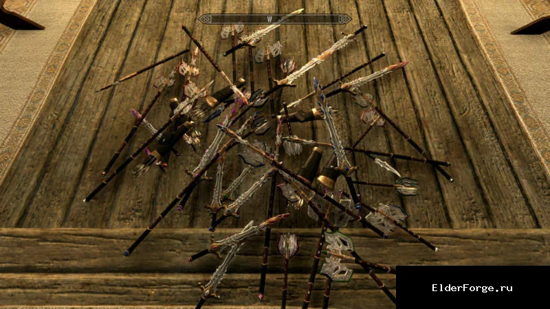 Обложка мода: Diamond Weapon Smithing LE — алмазное оружие и стрелы из драгоценных камней для Skyrim LE