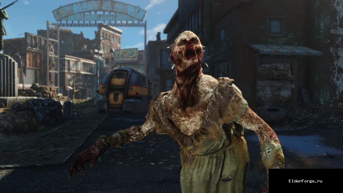 Обложка мода: Дикие гули умирают от одного хэдшота в Fallout 4