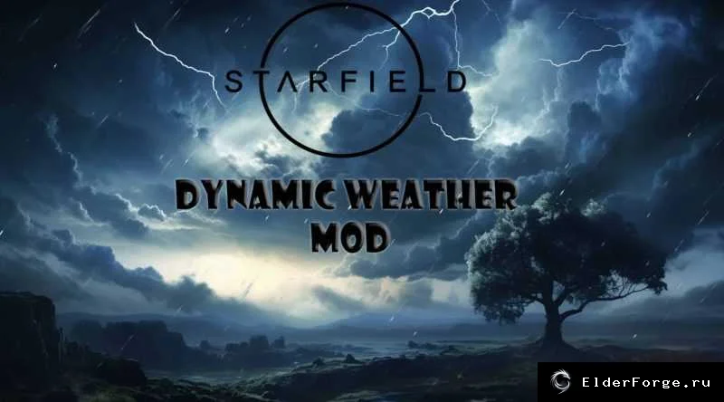 Обложка мода: Динамическая погода для Starfield – реалистичные климатические изменения