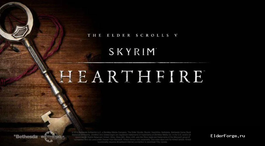 Обложка мода: DLC Hearthfire — русская версия для Skyrim LE