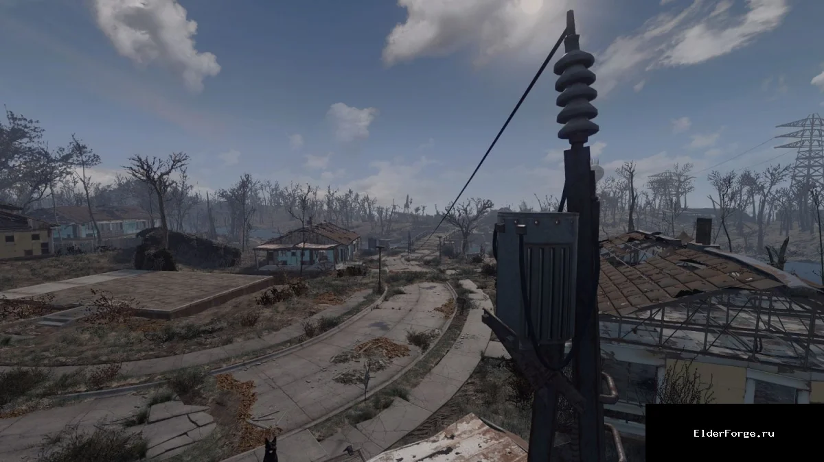 Обложка мода: Длинные линии электропередач в Fallout 4 – увеличить протяжённость в 3 раза