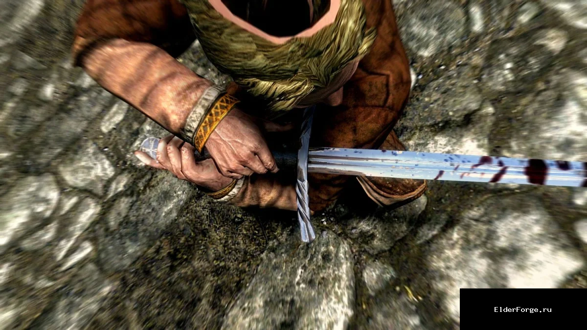 Обложка мода: Длинный меч Тамплиера – 4K текстуры для Skyrim SE