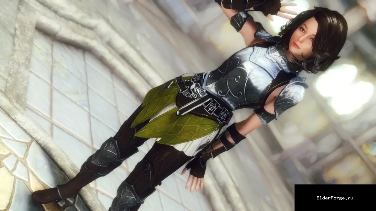 Обложка мода: DM Bdor Lemoria – женский сет из Black Desert для Skyrim LE