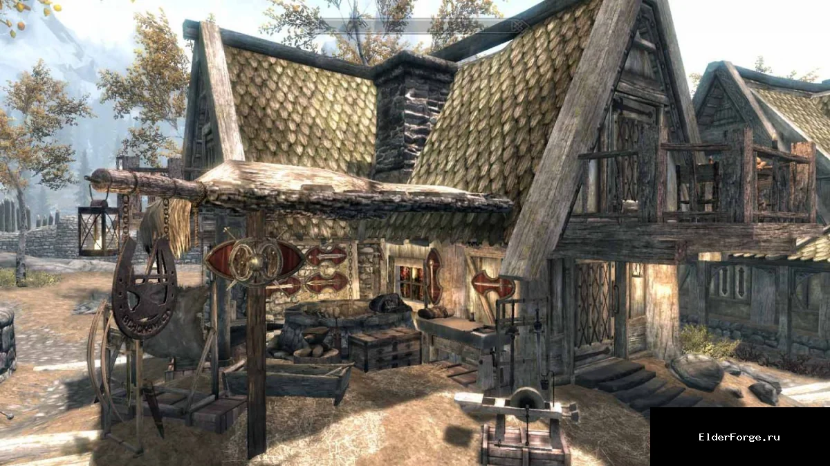 Обложка мода: Дом Тана – улучшенный дом Теплых Ветров в Skyrim LE