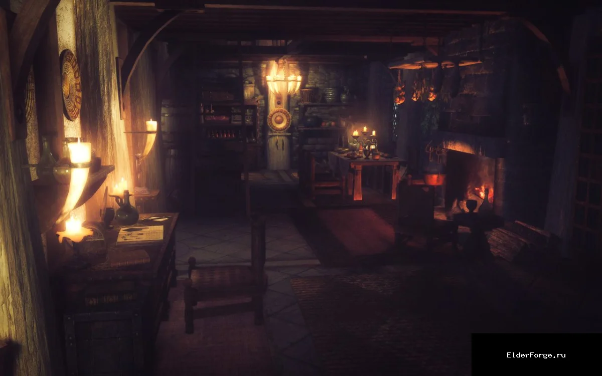 Обложка мода: Дом «Теплые ветра» для Skyrim LE – улучшенный интерьер и новые функции