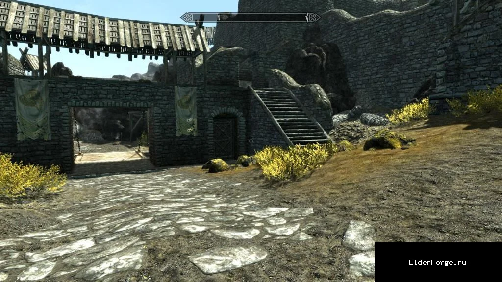 Обложка мода: Дом в стене Вайтрана – новое убежище Довакина для Skyrim LE