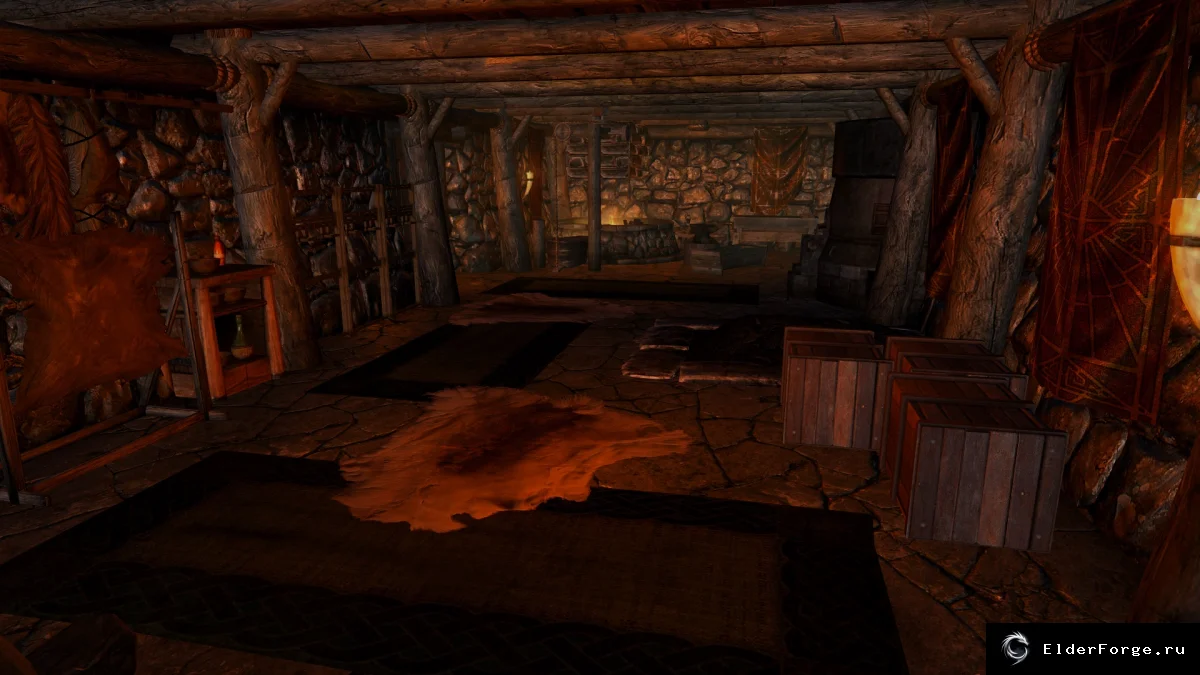 Обложка мода: Дом в святилище Великого Древа — Skyrim LE