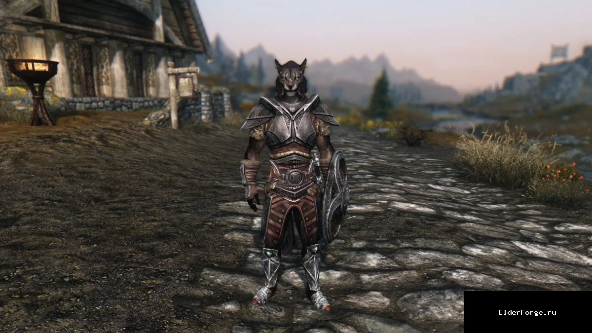 Обложка мода: До'мазир — новый компаньон-каджит для Skyrim Legendary Edition