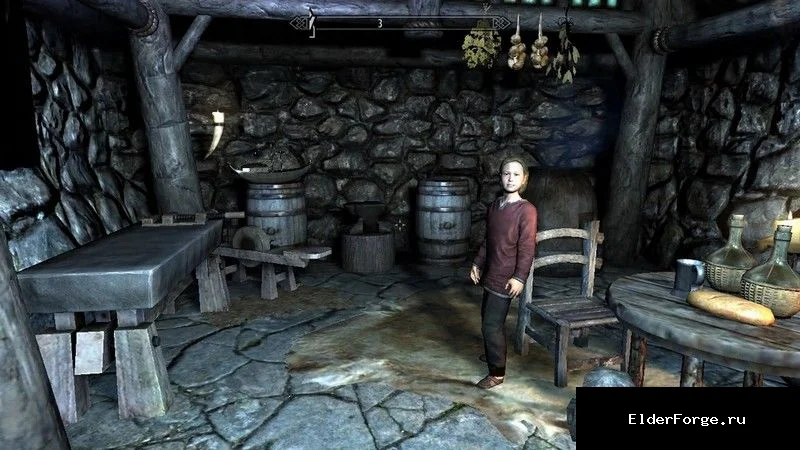 Обложка мода: Домик у Драконьего моста — уютный торговый уголок в Skyrim LE