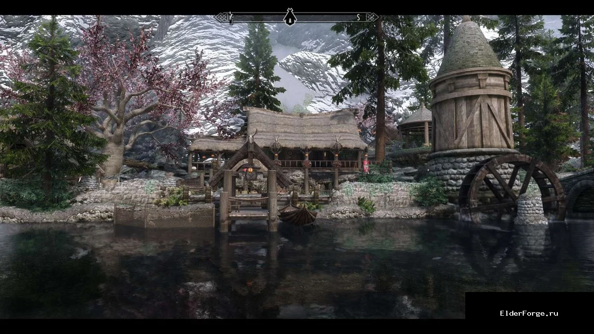Обложка мода: Дополнения к поместью Одинокого Волка для Skyrim SE‑AE – новые функции и улучшения