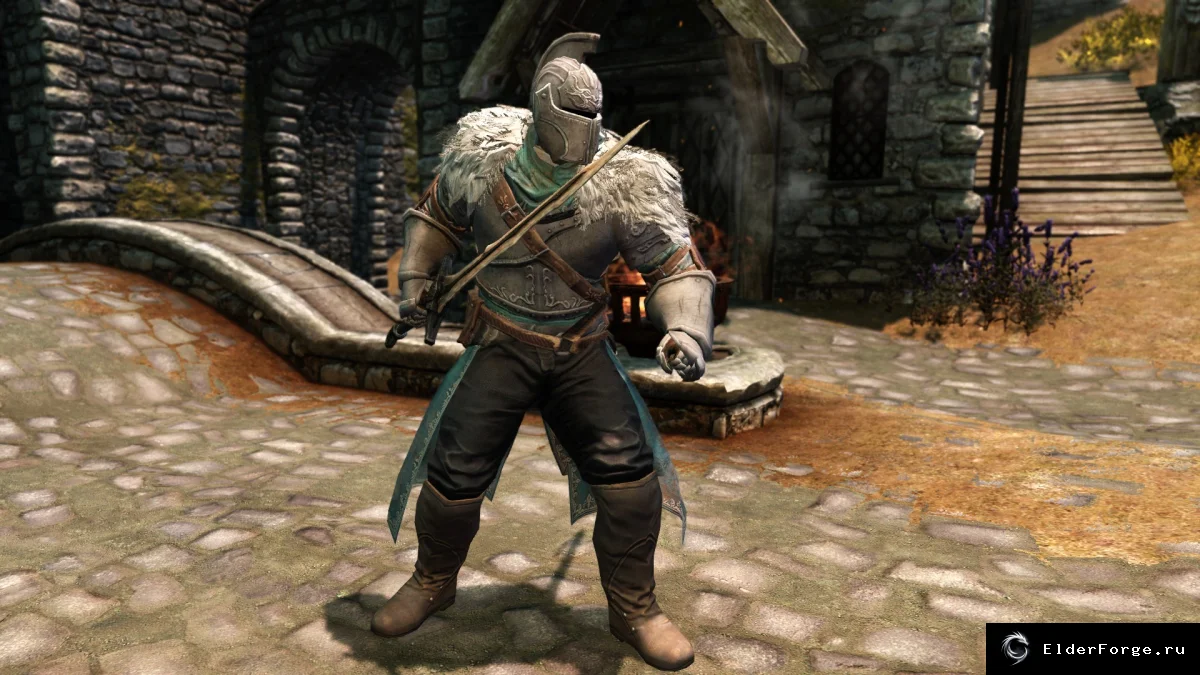 Обложка мода: Доспех Фараама из Dark Souls 2 для Skyrim Legendary Edition