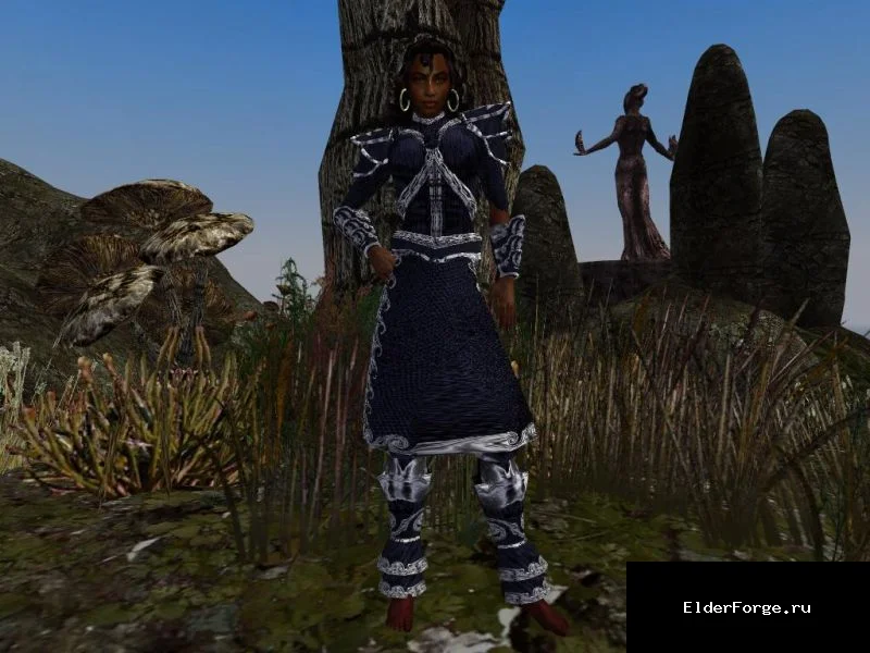 Обложка мода: Доспехи Азуры — комплект средних женских доспехов для Morrowind