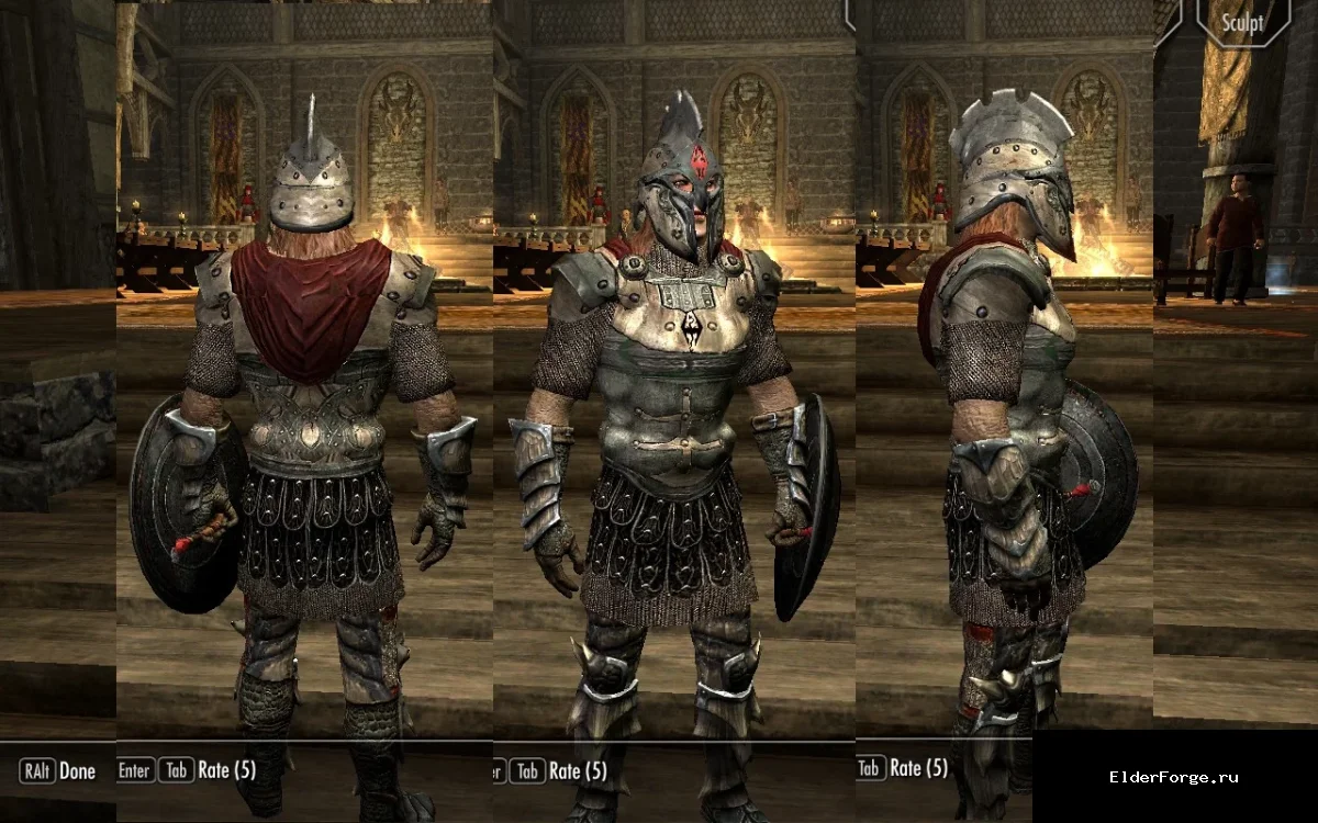 Обложка мода: Доспехи Драконьей Чешуи Имперского легиона для Skyrim LE – тяжёлая имперская броня