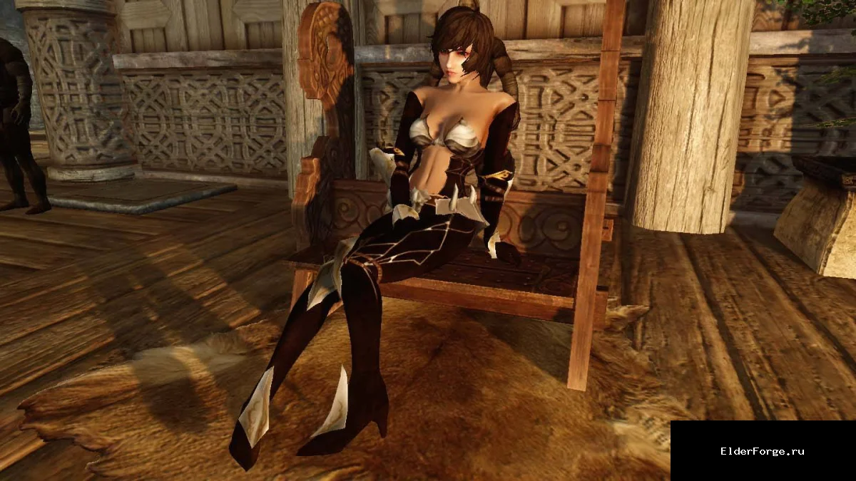 Обложка мода: Доспехи Тёмных Сестёр для Skyrim LE – полный набор CBBE