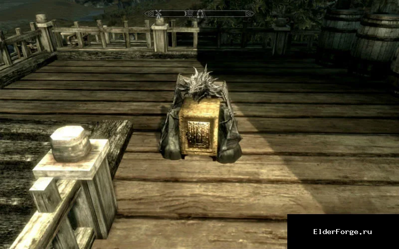 Обложка мода: Dovahkiin's Safe LE — переносной сейф, крафт в кузнице в Skyrim