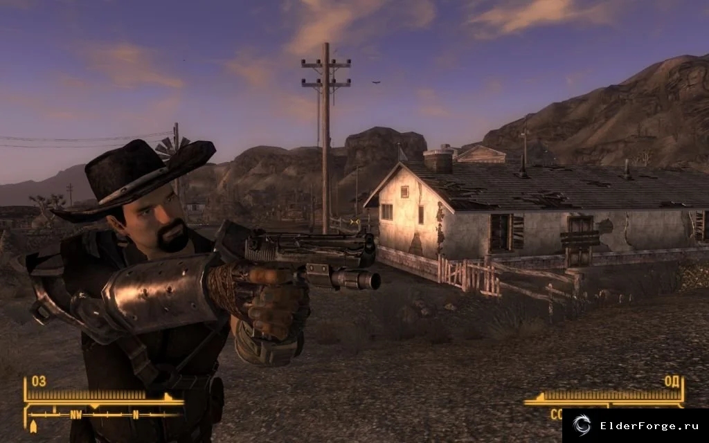 Обложка мода: Довоенный пустынный ястреб: новое оружие для Fallout: New Vegas