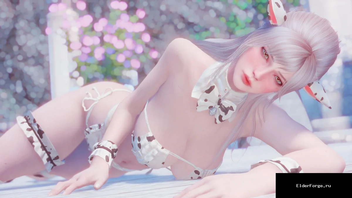 Обложка мода: Dr SlumpX Milkmaid Outfit – откровенный набор одежды для Skyrim LE