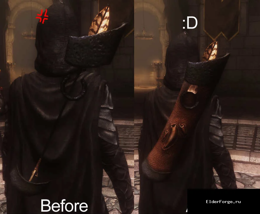 Обложка мода: Dragonbone Quiver Fix — колчан при одной стреле Dawnguard для Skyrim LE