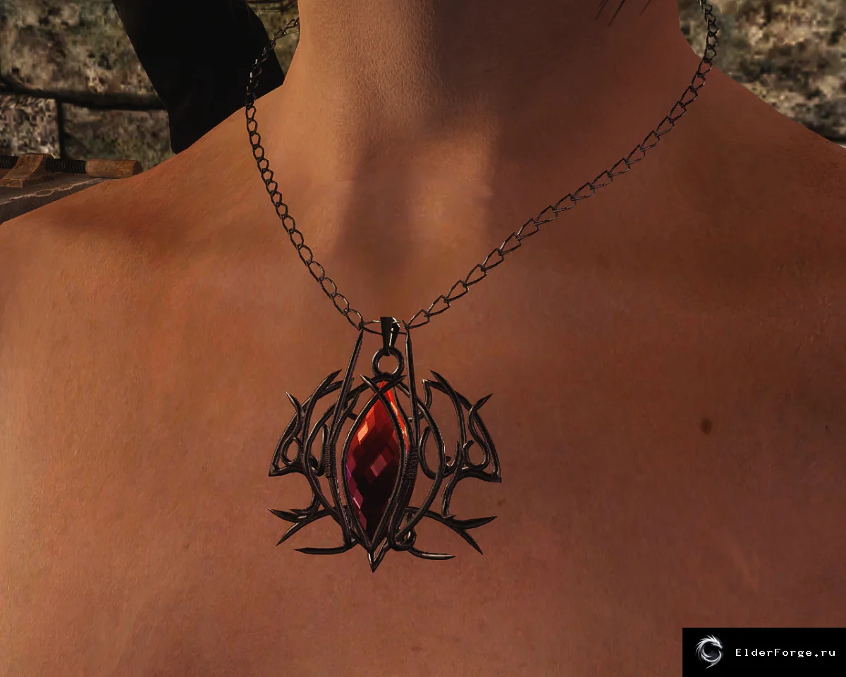 Обложка мода: Драконьи ожерелья для CBBE и UNP – новые аксессуары в Skyrim LE