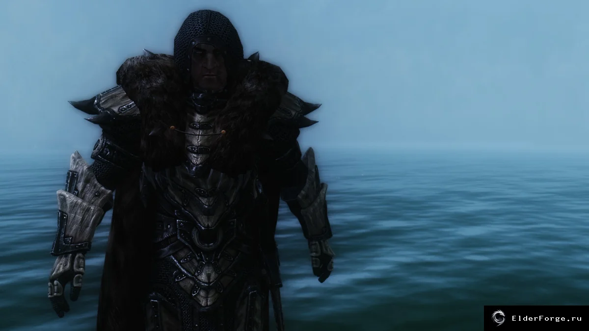 Обложка мода: Драконья Эбонитовая Броня 2.0b – мощный доспех для Skyrim LE