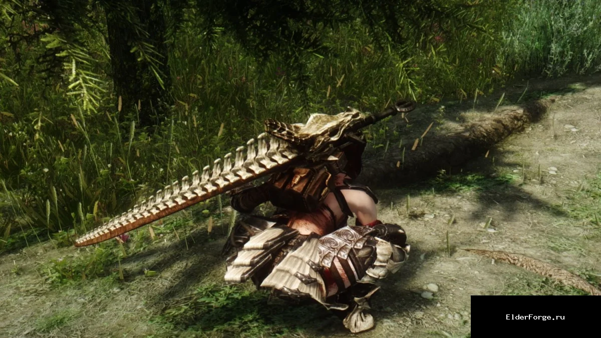 Обложка мода: Драконий клеймор: массивный двуручный меч для Skyrim SE