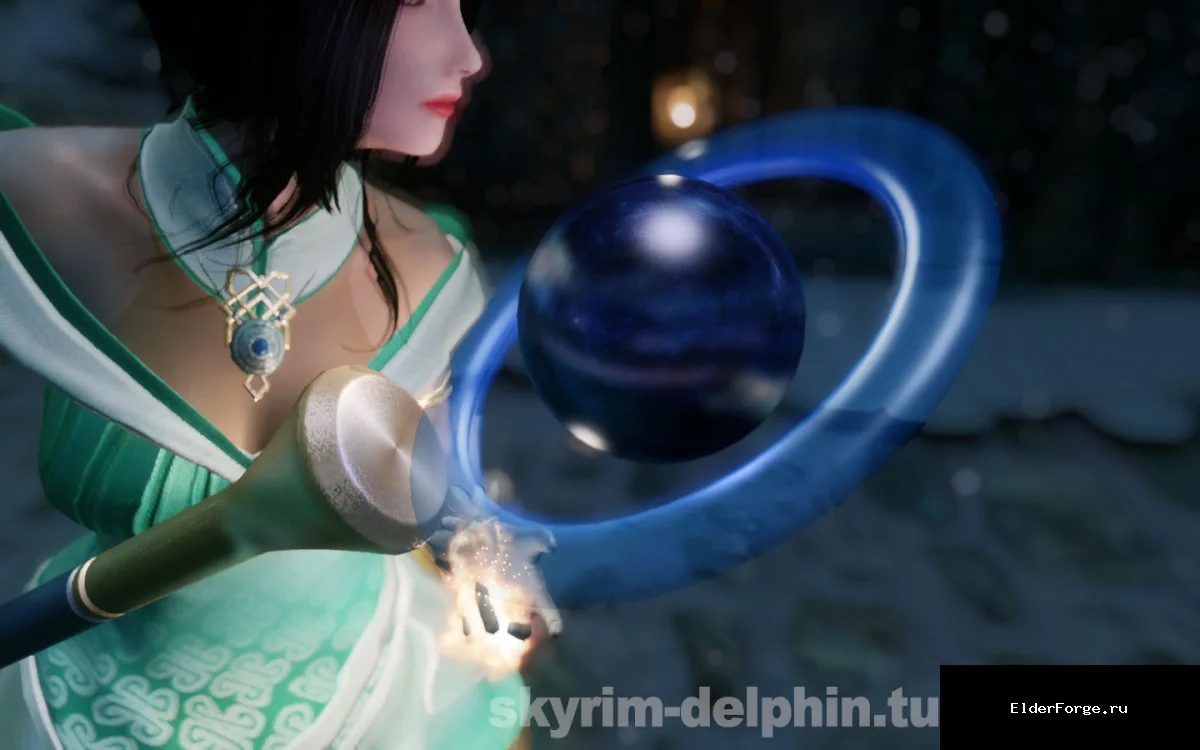 Обложка мода: Драконий посох – 8 уникальных стихийных посохов для Skyrim LE