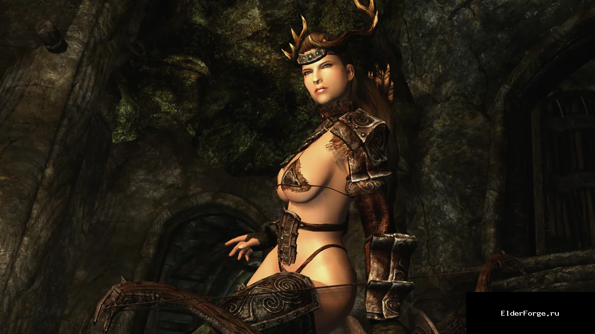 Обложка мода: Draugr Bikini – стильное женское бикини в стиле драугров для Skyrim LE