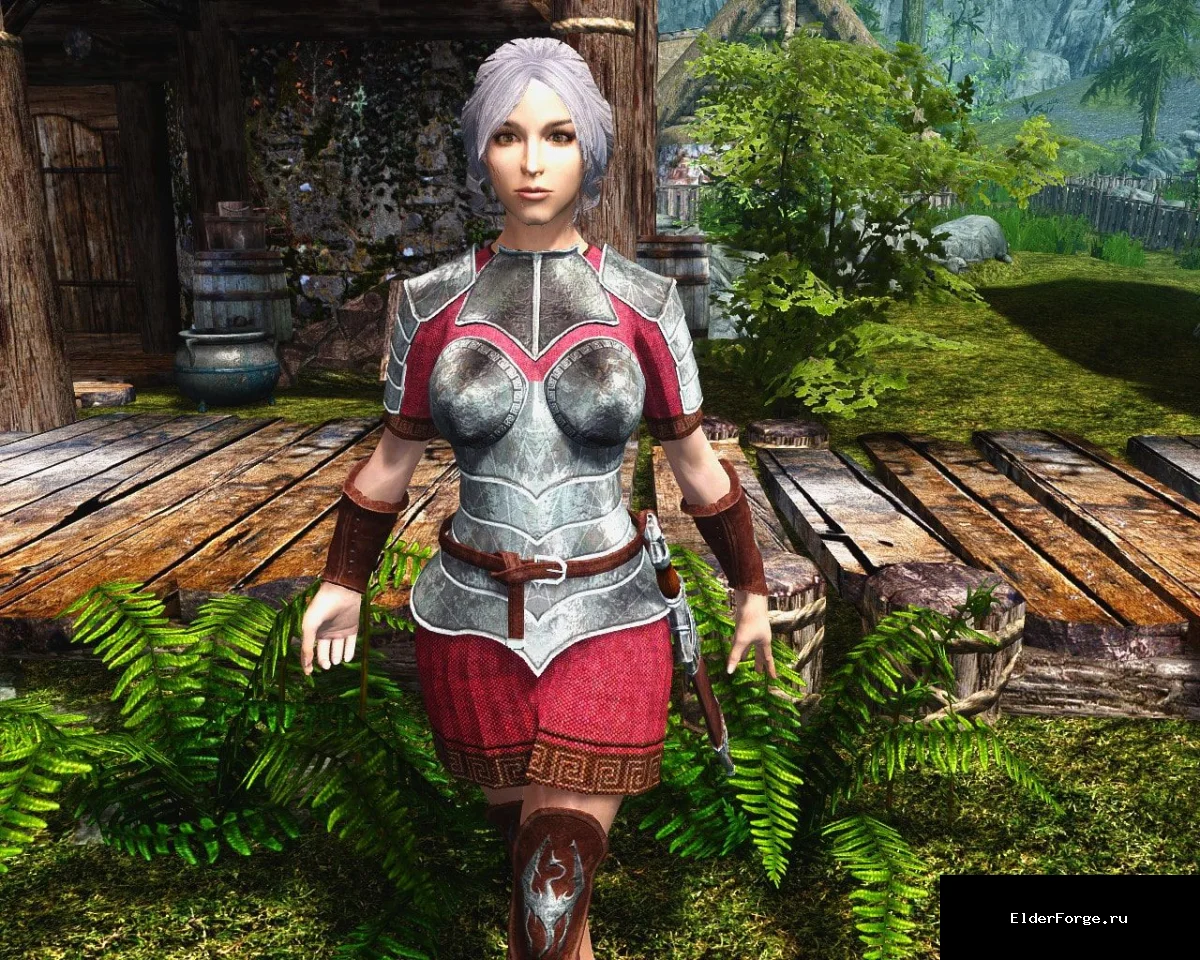 Обложка мода: Древняя броня для Skyrim LE – набор CBBE для женских персонажей