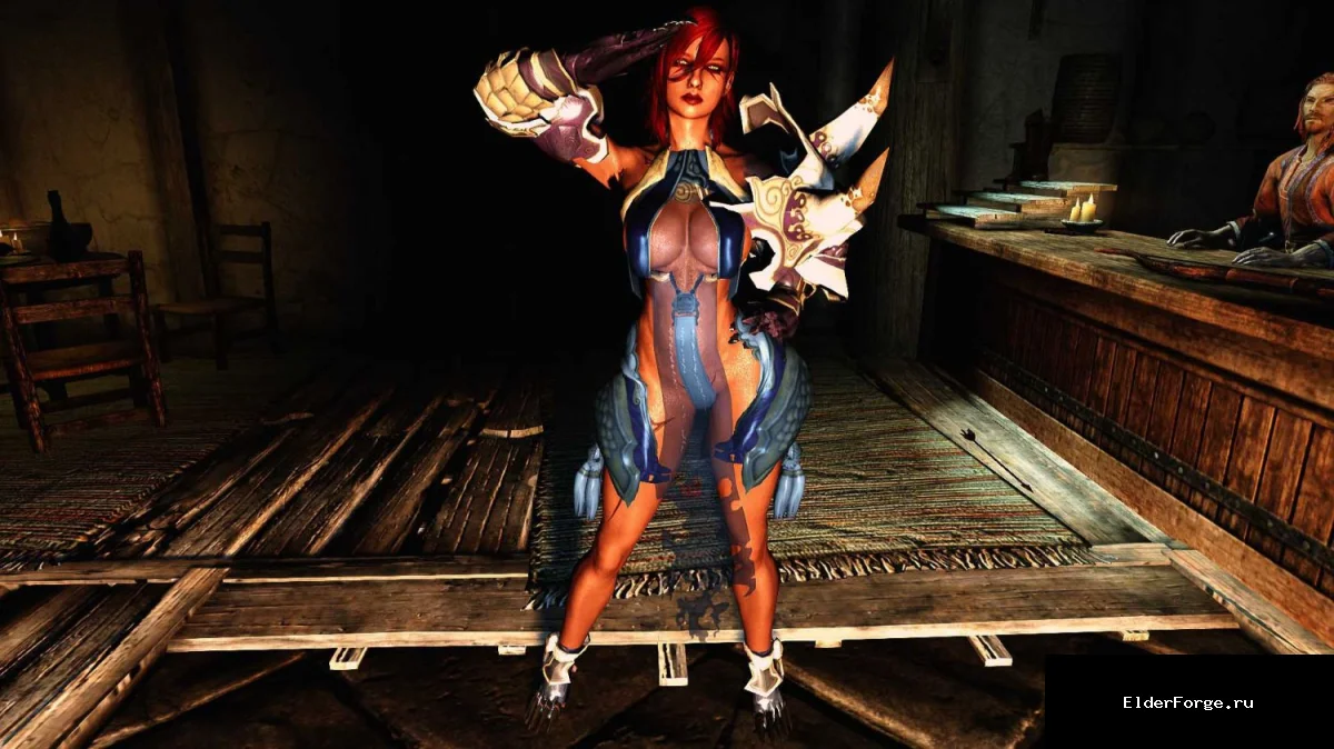 Обложка мода: Древняя броня Килин для 7B (Bombshell) – уникальный набор в Skyrim LE