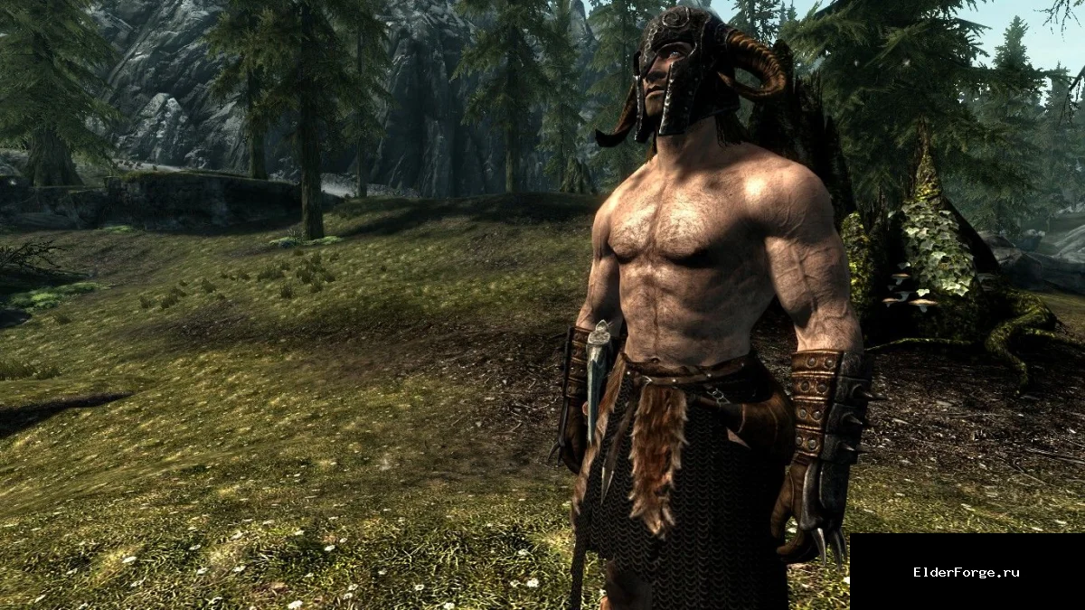 Обложка мода: Древние доспехи Варвара – тяжёлая броня для Skyrim LE
