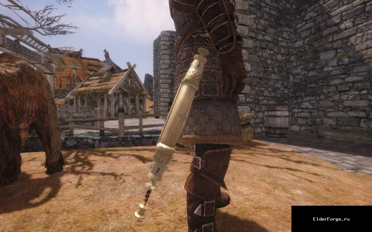 Обложка мода: Древний свиток – уникальное магическое оружие для Skyrim LE