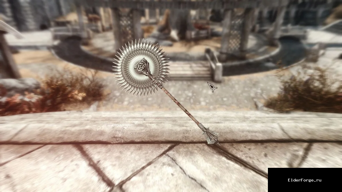 Обложка мода: Дробилка – новое анимированное оружие для Skyrim SE‑AE