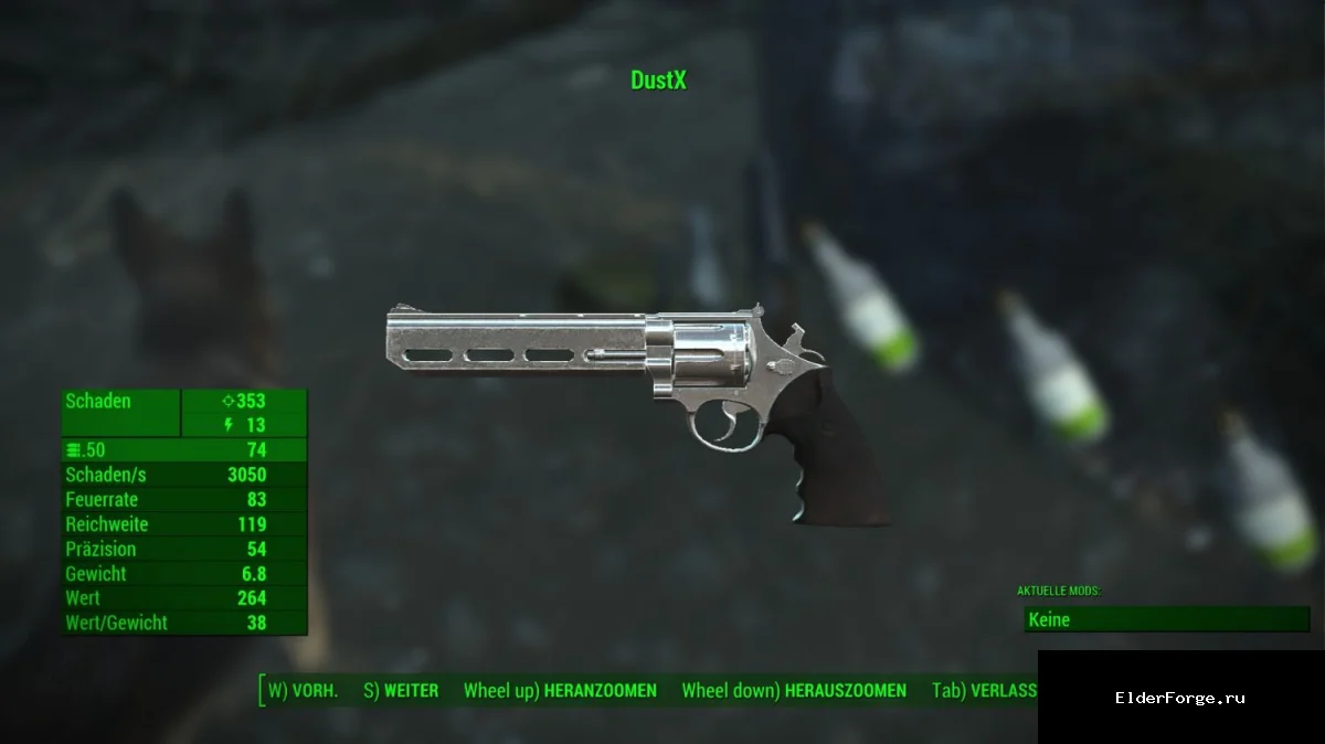 Обложка мода: DustX Prototype – улучшенный .44 револьвер для Fallout 4