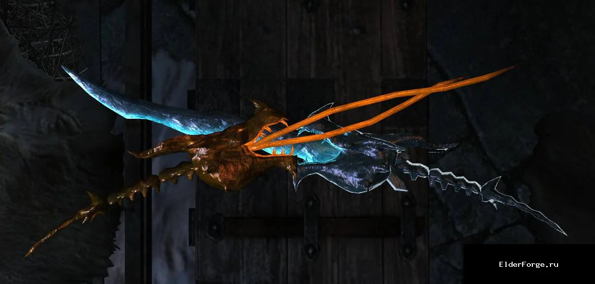 Обложка мода: Два клинка из Guild Wars 2 – новые мечи для Skyrim Legendary Edition