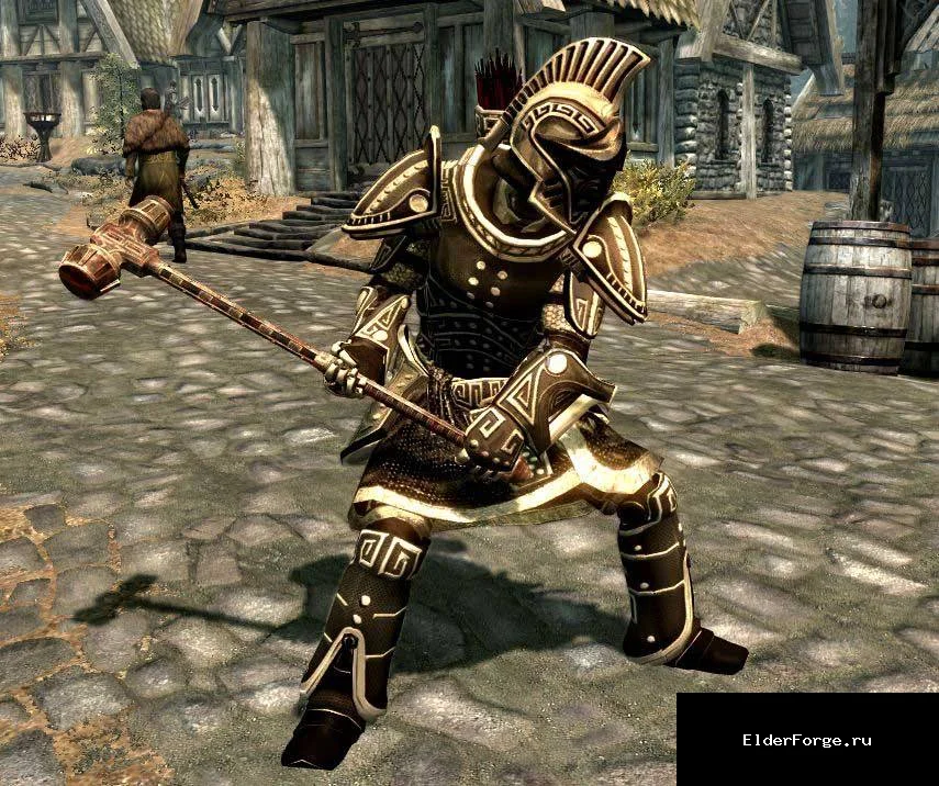 Обложка мода: Двемерская броня – реплейсер для Skyrim LE с улучшенными текстурами