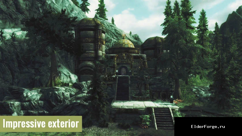 Обложка мода: Двемерский дом Мздарк LE — Mzadahrk Dwemer themed house v1.6a