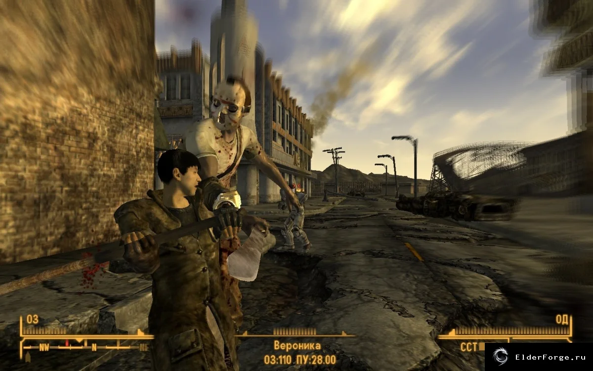 Обложка мода: Джейсон из Пятницы 13 для Fallout: New Vegas - мод-хоррор